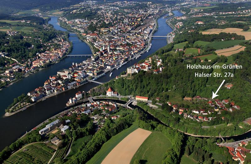 Holzhaus Im Gruenen B&B Passau Eksteriør bilde